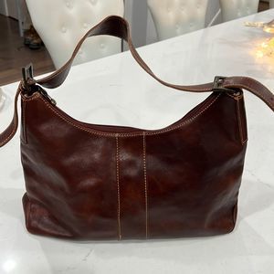 Brown Hobo Shoulder Bag